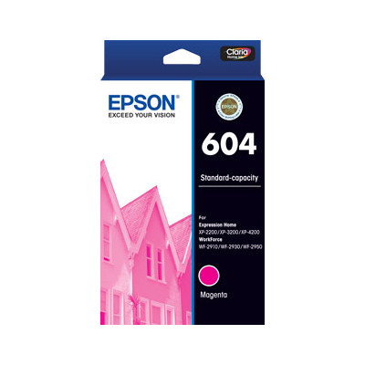 Epson 604 Magenta Ink Cartridge - Std Capacity - C13T10G392