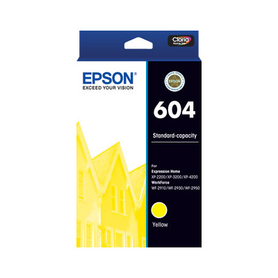 Epson 604 Yellow Ink Cartridge - Std Capacity - C13T10G492