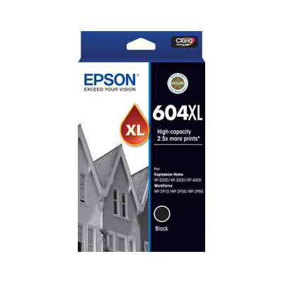 Epson 604XL Black Ink Cartridge - High Capacity - C13T10H192