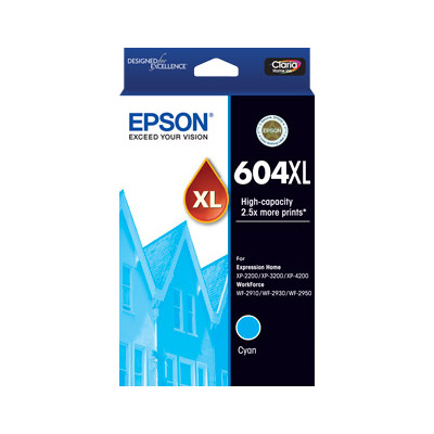 Epson 604XL Cyan Ink Cartridge - High Capacity - C13T10H292