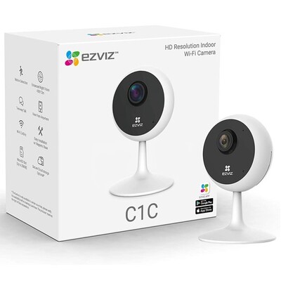EZVIZ C1C HD Resolution Indoor Wi-Fi Camera with Night Vision & Two-Way Talk