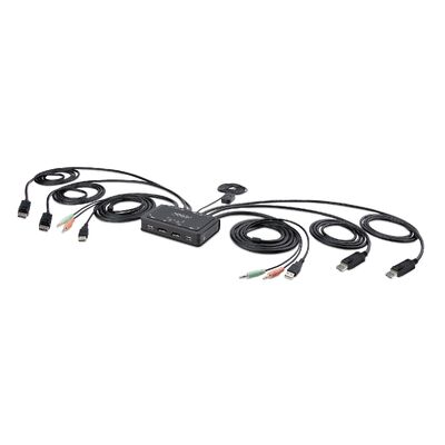 StarTech C2-DD46-UA2-CBL-KVM 2-Port Dual-Monitor Cable KVM Switch