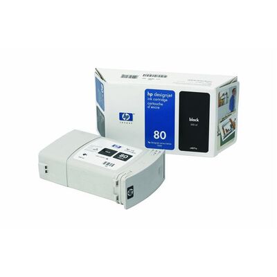 HP 80 Black Ink Cartridge 350ml (C4871A)