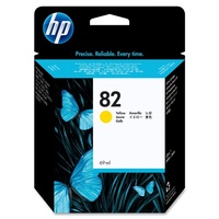Hewlett Packard 82 YELLOW 69-ML INK CARTRIDGE FOR DESIGNJET 500, 800, 1000