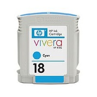 HP 18 Cyan Ink Cartridge 625 pages (C4937A)