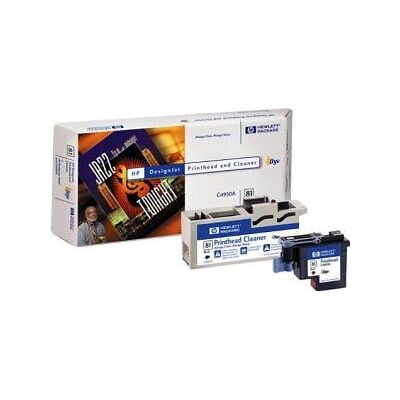 HP 81 Black Printhead+Cleaner (C4950A)