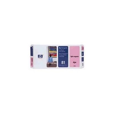 HP 81 Light Magenta Dye Printerhead&Cleaner (C4955A)