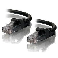 Alogic 0.5m Black CAT5e Network Cable