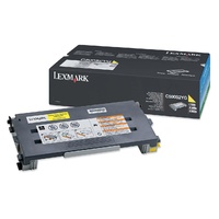 Lexmark C500S2YG YELLOW TONER YIELD 1500 PAGES FOR C500, X500, X502N