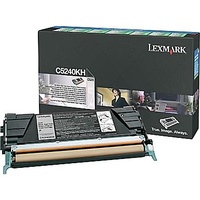 Lexmark BLACK (PREBATE) TONER YIELD 8000 PAGES FOR C524N, C534