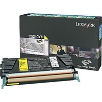 Lexmark YELLOW (PREBATE) TONER YIELD 5000 PAGES, FOR C524N, C532, C534