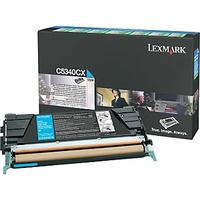 Lexmark C5340CX CYAN RETURN PROGRAM TONER YIELD 7000 PAGES FOR C534