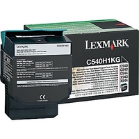 Lexmark LMC540H1KG BLACK TONER YIELD 2.5K PAGES FOR C540, C543, C544, X543, X544