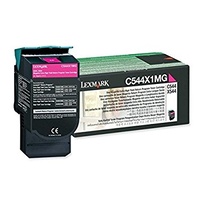 Lexmark MAGENTA TONER, YIELD 4000 PAGES, FOR C544, X544
