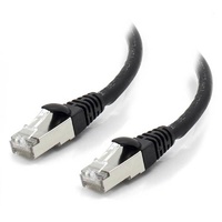 Alogic 0.5m Black 10G Shielded CAT6A LSZH Network Cable
