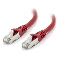Alogic 0.5m Red 10GbE Shielded CAT6A LSZH Network Cable