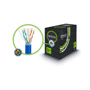 SERVEREDGE CAT6A 305m Network Cable - FUTP Solid LSZH 23AWG - BLUE