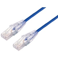 Blupeak Ultra Thin CAT 6A UTP LAN Cable - Blue