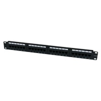 StarTech 1U 24 port Network Patch Panel 110 Rack Mount Patch Panel - C6PANEL24