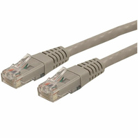 StarTech 15m Cat6 Gigabit Molded RJ45 UTP Patch Cable (M/M), Grey - C6PAT15MGR