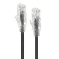 Alogic 0.5m Alpha Series Ultra Slim CAT6 Network Cable - Black
