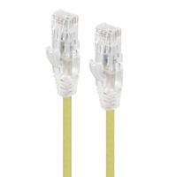Alogic 0.5m Alpha Series Ultra Slim CAT6 Network Cable - Yellow
