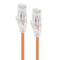 Alogic 1m Alpha Series Ultra Slim CAT6 Network Cable - Orange
