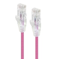 Alogic 1m Alpha Series Ultra Slim CAT6 Network Cable - Pink