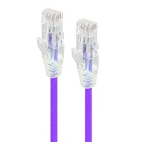 Alogic 1m Alpha Series Ultra Slim CAT6 Network Cable - Purple