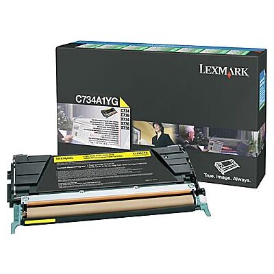 LEXMARK C734 Yellow Toner Cartridge