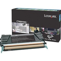 Lexmark C746, C748 BLACK TONER HIGH YIELD 12K, RETURN PROGRAM