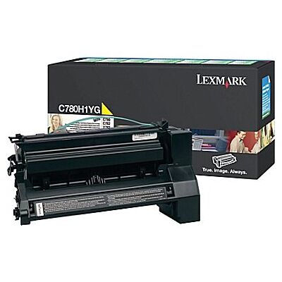 LEXMARK C780H1YG YELLOW PREBATE TONER YIELD 10000 PAGES FOR C780