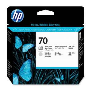 HP 70 130ml Photo Black & Light Grey Printhead (C9407A)