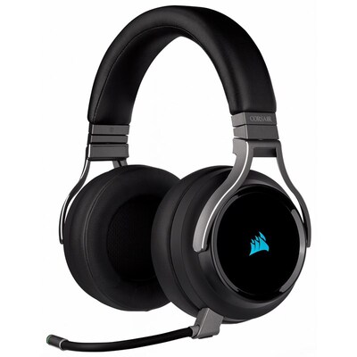 Corsair Virtuoso RGB 7.1 Virtual Surround Sound Wireless Gaming Headset - Carbon