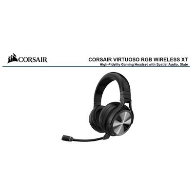 Corsair Virtuoso XT 7.1 Virtual Surround Sound Wireless Gaming Headset - Slate