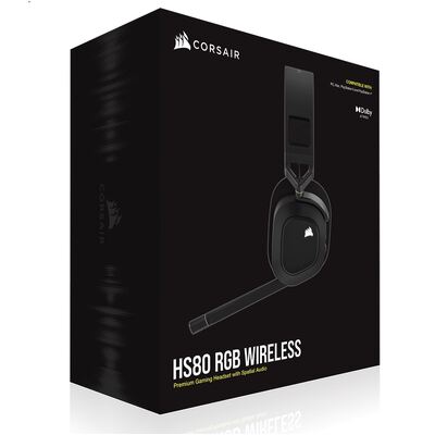 Corsair HS80 RGB Wireless Gaming Headset - Carbon