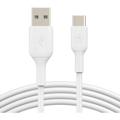 Belkin Boost Charge 1m USB-A to USB-C Cable - White