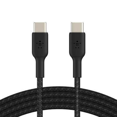 Belkin Boostcharge USB-C to USB-C Braided 1M Cable - Universally compatible - Black