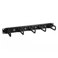 StarTech Cable Manager, Cable Organizer, D-ring Hooks, Holes, 1U - CABLMANAGERH