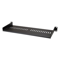 StarTech 1U Vented Rack Shelf, 7 in. (177.8 mm) 1U Shelf, Vented - CABSHELF1U7V