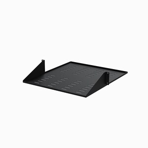 StarTech 2 Post Server Rack Shelf, Vented, Center Mount, Black - CABSHF2POSTV2