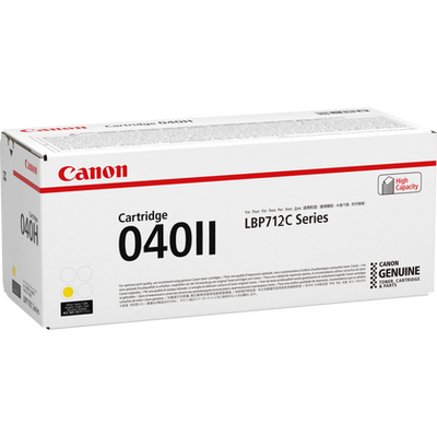 CANON CART040YH, CART040Y HIGH YELLOW TONER CARTRIDGE 10K TO SUIT LBP712CX