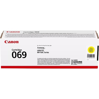 Canon CART069Y Genuine Yellow Toner Cartridge  1.9K Yield
