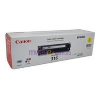 Canon CART316Y Yellow Cartridge 1.5K pages for LBP5050N