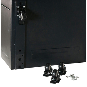 SERVEREDGE Set of 4 Heavy Duty Castor Wheels with Brake: Includes 4 Castors & Set of Screws