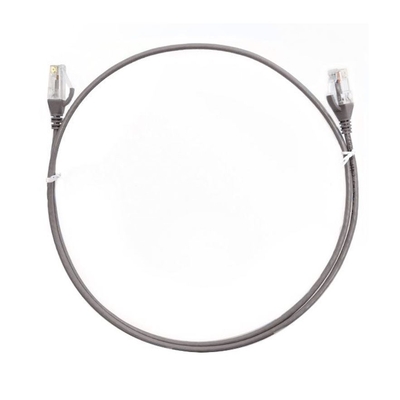 8ware CAT6 Ultra Thin Slim Cable 5m / 500cm - Grey Color Premium RJ45 Ethernet Network LAN UTP Patch Cord 26AWG for Data