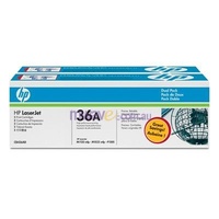 HP 36A Dual Pack Toner cartridge 2K pages (CB436AD)