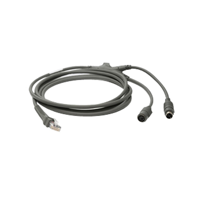 Zebra CABLE - KEYBOARD WEDGE: 7FT. (2M) STRAIGHT PS/2 POWER-PORT - CBA-K01-S07PAR