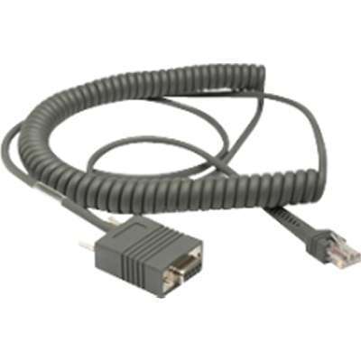 Zebra CABLE - RS232: DB9 FEMALE CONNECTOR 12FT. (3.6M) COILED TXD ON 2 - CBA-R03-C12PAR