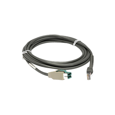 Zebra UNIVERSALSCANNER CABLE USB POWER PLUS CONNECTOR 15' STRAIGHT - CBA-U15-S15ZAR